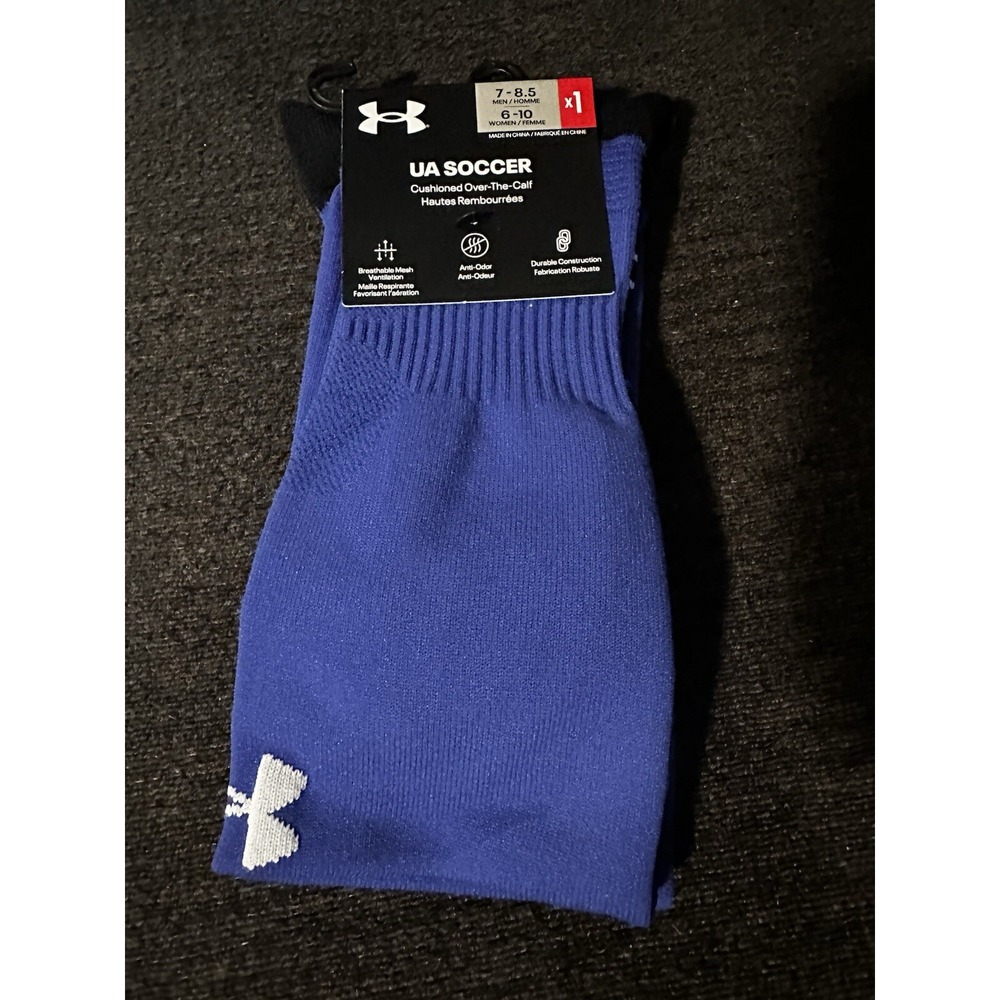 UNDER ARMOUR Cushioned Over-The-Calf Performance Socks Unisex Size (2 pairs)